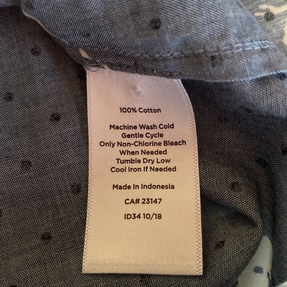 Talbots peasant tunic in floral pattern size Mp - Picture 5 of 5